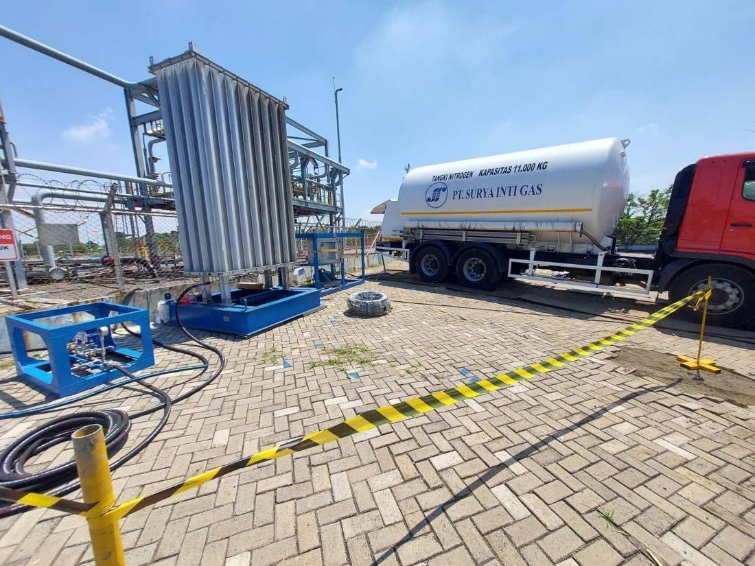 Purging & Leak Test Project di GMS Kraton — dokumentasi 2